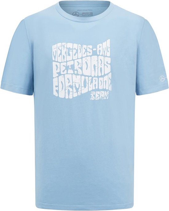 Mercedes-Amg Petronas Fanwear Retro Tee blue L van Mercedes