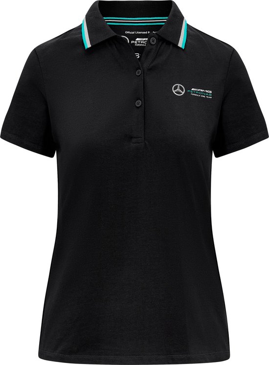 Mercedes-Amg Petronas Fanwear Womens Polo black L van Merkloos