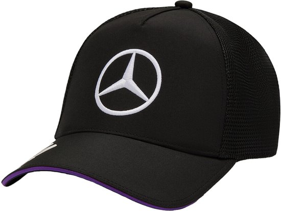 Mercedes-AMG Petronas Formule 1 × Lewis Hamilton Trucker Cap – Heren – One Size van Merkloos