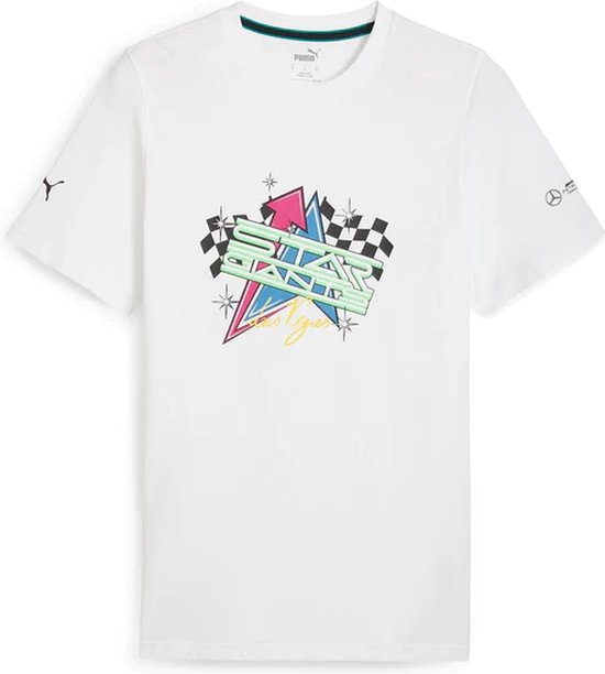 Mercedes-AMG Petronas Special Edition Las Vegas Grand Prix T-Shirt White - XL - Lewis Hamilton - George Russell - 2023 F1 van Mercedes