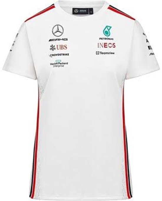 Mercedes-Amg Petronas Team Womens Driver Tee white XL