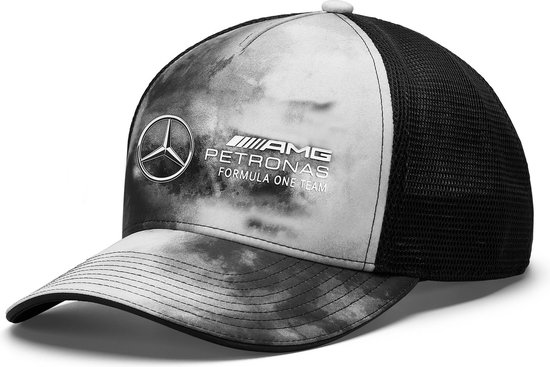 Mercedes-Amg Petronas Tie Dye Trucker Cap van Merkloos