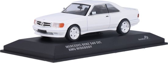 Mercedes-Benz 560 SEC AMG 'Wide Body' Solido Modelauto 1:43 1990 S4310904 Schaalmodel van Mercedes