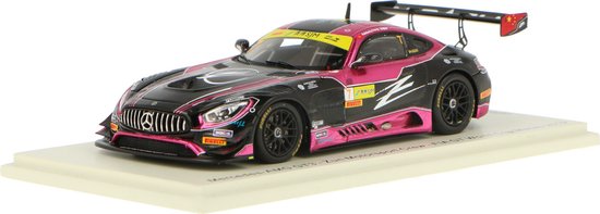 Mercedes-Benz AMG GT3 Spark Modelauto 1:43 2019 Adderly Fong Zun Motorsport Crew SA225 FIA GT van Mercedes-Benz