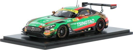 Mercedes-Benz AMG GT3 Spark Modelauto 1:43 2019 Edoardo Mortara Craft Bamboo Racing SA214 FIA GT van Mercedes-Benz