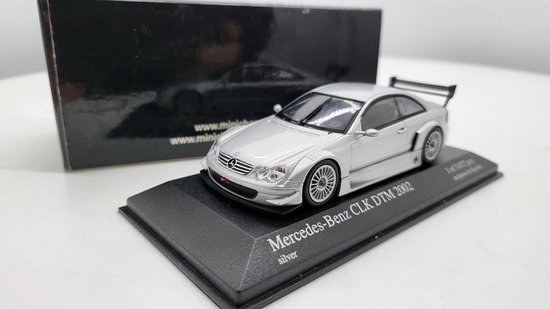 Mercedes-Benz CLK 2002 DTM Grijs 1:43 Minichamps for Kyosho van Mercedes-Benz