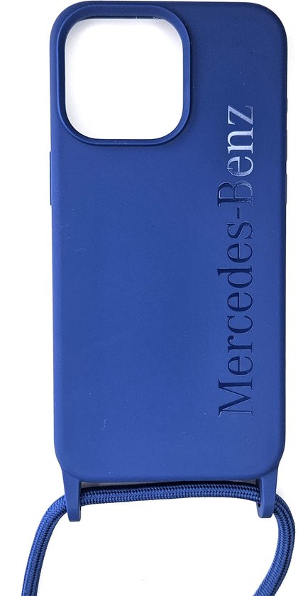 Mercedes-Benz iPhone 15 Pro Max Backcover hoesje CORD WORDMARK LOGO - Navy van Mercedes-Benz