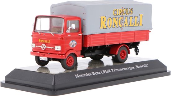 Mercedes-Benz LP608 Pritschenwagen Circus Roncalli Premium Classixxs Modelauto 1:43 12508 van Mercedes-Benz