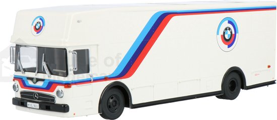 Mercedes-Benz O 317 Racetransporter BMW Motorsport Premium Classixxs Modelauto 1:43 12204 van Mercedes-Benz