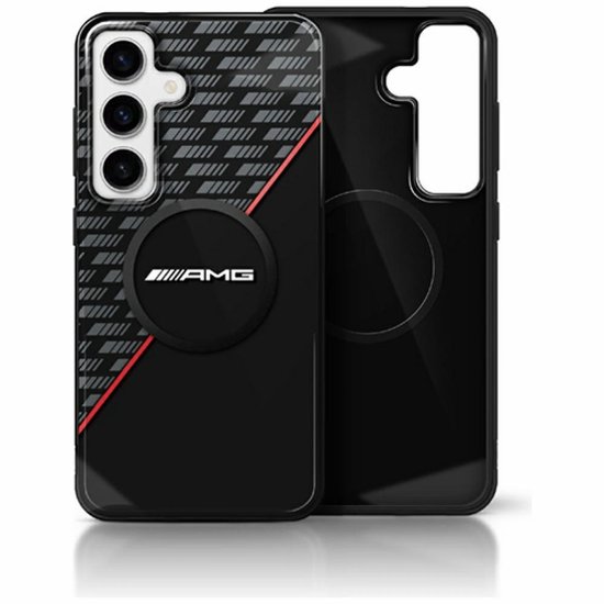 Mercedes Case Amg Dubbellaagse Ruiten Voor Samsung Galaxy S25+ Voor Magsafe van Mercedes