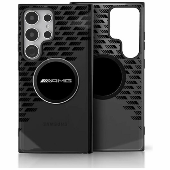 Mercedes Case Amg Transparante Ruiten Voor Samsung Galaxy S25 Ultra Voor Magsafe van Mercedes