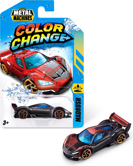 Metal Machines Color Change White Fang - Kleur veranderde auto - 8 cm van Zuru