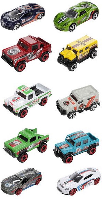 Metal Rally Raceauto's, 5st. van Jada Toys