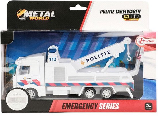 Metal Sleepwagen Politie NL van Siku