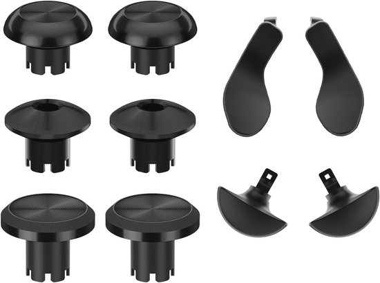 Metalen Duimstokken en Peddels voor PS5 Controller – Vervangende Accessoires voor Verbeterde Gameplay van Merkloos