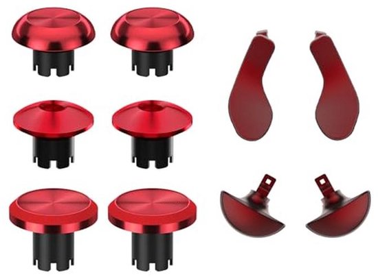 Metalen Duimstokken en Terugpeddels voor PS5 Edge Controller - 6 Joysticks en Accessoires van Merkloos