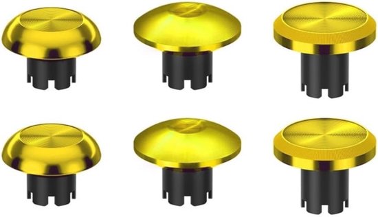 Metalen Duimstokken voor PS5 Controller - 6 in 1 Verwisselbare Joysticks en Accessoires