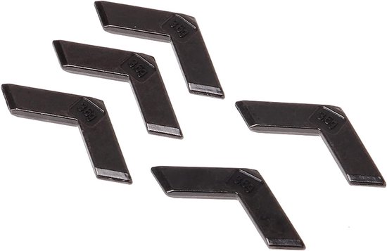 Metalen Gewicht Blokken - Tuning Gewicht - Prestaties Verbeteren - Set van 5 stuks - Voor G502 - Zwart