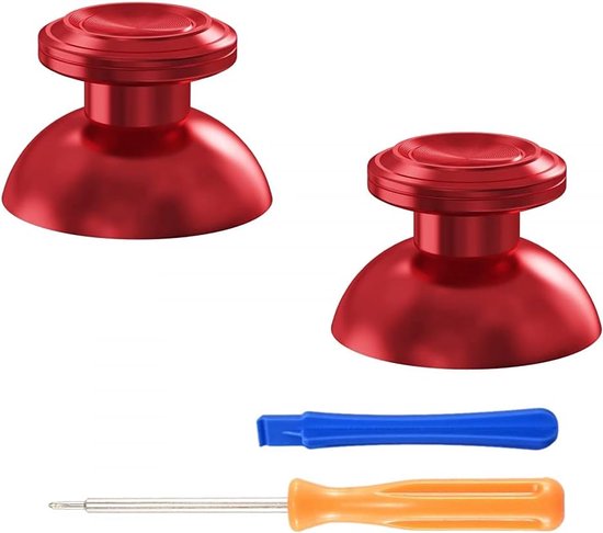 Metalen Thumbsticks - Analoge Joysticks - Controller Reparatie - Duurzaam Aluminium Materiaal - 5 x 3 x 1.5 cm - Groen van Merkloos