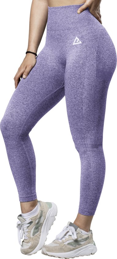 Mewave - Sportlegging paars - Dames - Sportbroek - Sportkleding - Yoga legging - Hardloopbroek - Tiktok - Fitness - Maat S van Mewave
