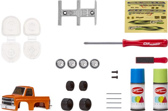 MGA Entertainment CarTuned - set met aangepast model - 1987 Chevy C10 van Merkloos