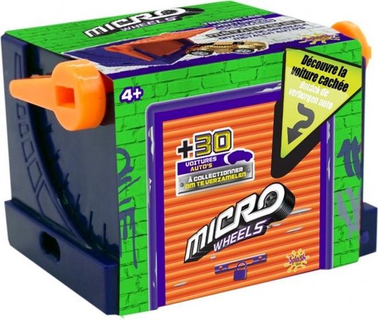 Micro Wheels auto in garage assorti van Micro Wheels