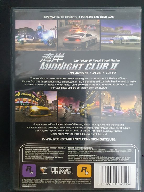 Midnight Club 2 - Windows van Rockstar Games
