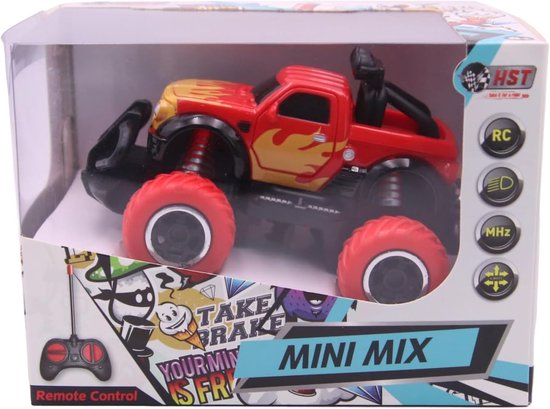 Mini afstandsbedieningsauto - 1:43 schaalmodel - vierkanaals afstandsbedieningsauto - geschikt voor peuters en kinderen van 3 tot 8 jaar - een speelgoed voor zowel jongens als meisjes van Merkloos