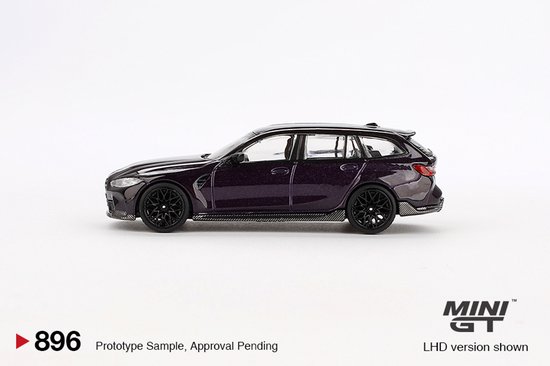 MINI GT 1/64 BMW M3 Touring (G81) Performance - Daytona Violet - MGT00896 van MINI GT