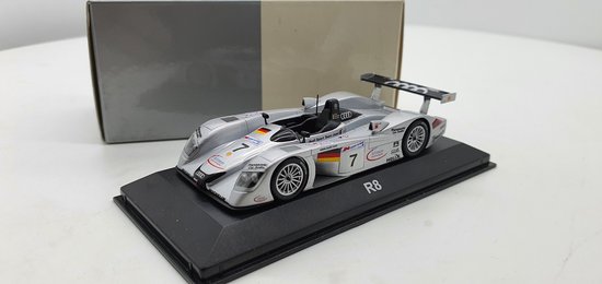 Minichamps Audi R8 1:43 Audi Sport Team Joest (7) - Modelauto - Schaalmodel - Model auto - Miniatuurautos - Miniatuur auto van Minichamps