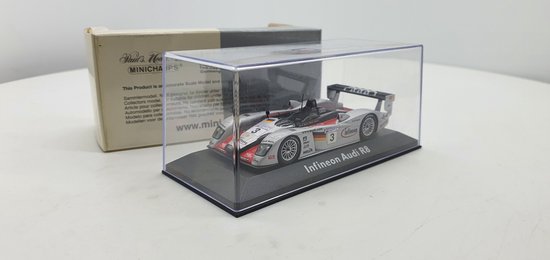 Minichamps Audi R8 Infineon 1:43 Audi Sport Team Joest - Modelauto - Schaalmodel - Model auto - Miniatuurautos - Miniatuur auto van Minichamps
