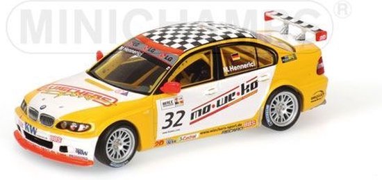 Minichamps BMW 320i Wiechers-Sport WTCC 2005 1:43 M. Hennerici - Modelauto - Schaalmodel - Model auto - Miniatuurautos - Miniatuur auto van Minichamps