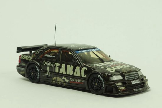 Minichamps Mercedes-Benz C180 DTM Sonax #4 1995 Zwart 1/43 van Minichamps