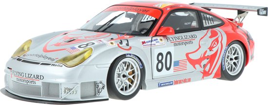 Minichamps Porsche 911 996 GT3 RSR Le Mans 2006 Zilver 1:18 van Minichamps
