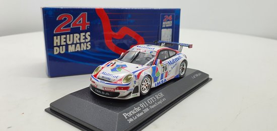Minichamps Porsche 911 GT3 RSR 1:43 Narak - Lietz - Long 24h LeManz 2008 - Modelauto - Schaalmodel - Model auto - Miniatuurautos - Miniatuur auto van Minichamps