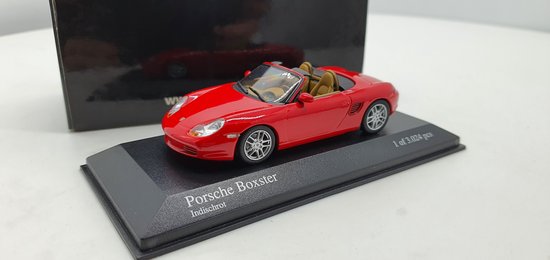 Minichamps Porsche Boxster 1:43 2002 - Modelauto - Schaalmodel - Model auto - Miniatuurautos - Miniatuur auto van Minichamps