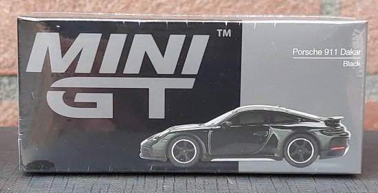 MiniGT 1/64 Porsche 911 Dakar - Black nr 958 van Merkloos