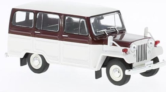 Mitsubishi Jeep J30 1961 Wit - Model 1/43 - First:43 van Mitsubishi