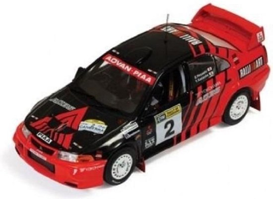 Mitsubishi Lancer Evo VI #2 Winner Rally of Canberra 1999 - 1:43 - IXO Models van Mitsubishi