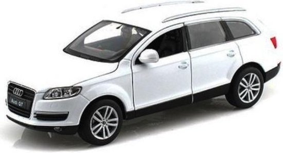 Modelauto witte Audi Q7 1:43 - speelgoed auto schaalmodel van Bburago