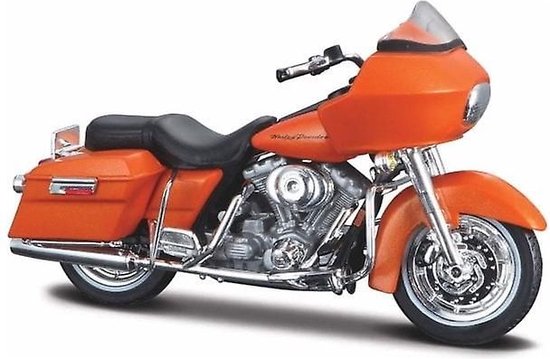 Modelmotor Harley Davidson Road Glide 2002 1:18 - speelgoed motor schaalmodel van Merkloos