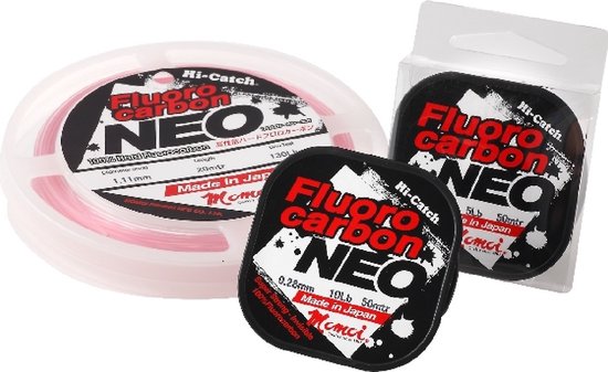 Momoi Fc Hi-Catch Fluorocarbon Neo Clear 50Mt. 0.26 mm 4.10kg van Momo