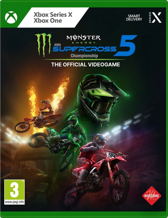 Monster Energy Supercross 5 - Xbox One - Xbox Series X van Monster Energy