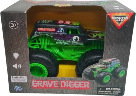 Monster Jam Grave Digger Truck met geluid - Schaal 1:24 - Met licht van Monster Jam