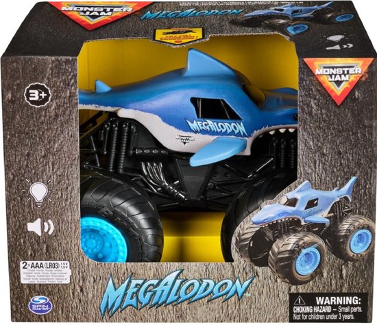 Monster Jam Megalodon Truck met geluid en licht - Schaal 1:24 van Merkloos