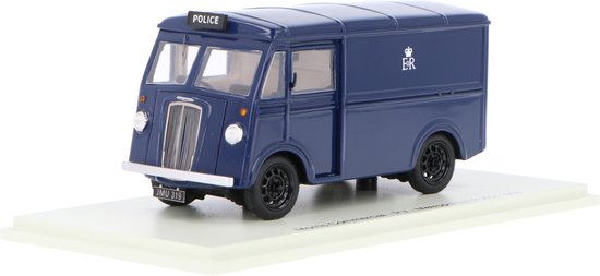 Morris Commercial PV - Metropolitan Police Spark Modelauto 1:43 1950 S6002 Schaalmodel van Spark