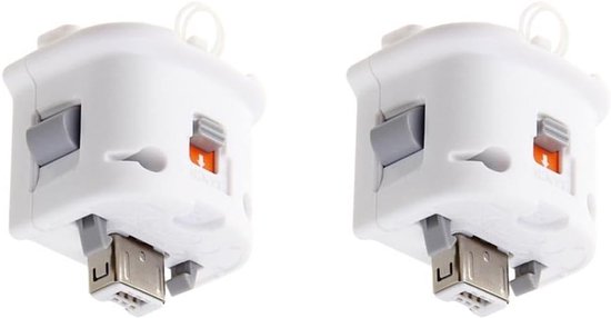 Motion Plus Adapters - Wii Accessoires - Spelbesturing Verbeteren - Nauwkeurige Bewegingsdetectie - 150 Gram - Wit van Merkloos
