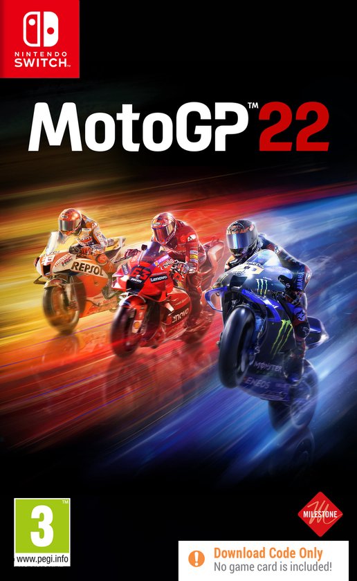 MotoGP 22 - Nintendo Switch - Code in a box van MotoGP