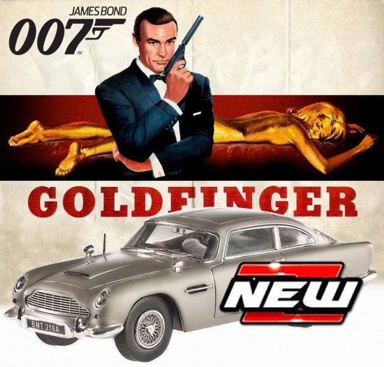 Motor Max 1/24 Aston Martin DB5 "James Bond - Goldfinger" van Motor Max