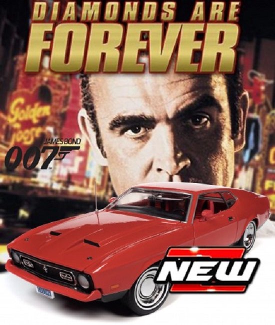 Motor Max 1/24 Ford Mustang Mach I - 1971 "James Bond - Diamonds Are Forever" van Motor Max